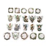 40Pcs 20Pattern PET Scrapbook Stickers DIY-H172-04C-3