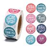 1 Inch Thank You Self-Adhesive Paper Gift Tag Stickers X-DIY-E027-A-01-1