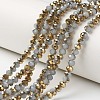 Electroplate Glass Beads Strands EGLA-A034-J2mm-O07-1