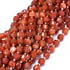 Natural Red Agate Beads Strands G-O201B-50A-1