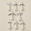 16Pcs 2 style Acrylic Imitation Pearl & Alloy Charms FIND-YW0003-99-1
