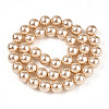 Glass Pearl Beads Strands HY-G002-01E-11-5