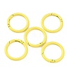 Spray Painted Alloy Spring Gate Rings FIND-WH0120-89B-01-1