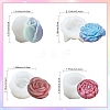 4Pcs 4 Styles DIY Candle Silicone Molds SIMO-FS0001-03-4