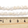 Natural Keshi Pearl Cultured Freshwater Pearl Beads Strands PEAR-P062-25B-5