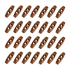 50Pcs 2-Hole Wood Buttons BUTT-UN0001-28B-02-1