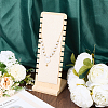 12-Slot Wood Necklaces Organizer Display Stands NDIS-WH20003-01B-3