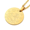 Constellation Pendant Necklaces LS-NJEW-S422-04G-10-2