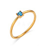 Flat Round 304 Stainless Steel Micro Pave Cubic Zirconia Finger Rings FS-WG2DA17-58-1