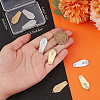 12Pcs 2 Colors Halloween 304 Stainless Steel Pendants STAS-BBC0005-35-3