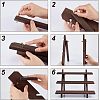 DIY 3 Tier Wooden Display Riser Kit ODIS-WH0029-25B-6