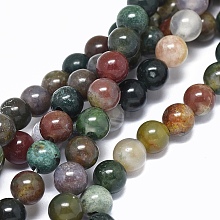 Natural Indian Agate Beads Strands G-L476-06