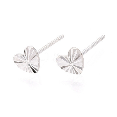 925 Sterling Silver Stud Earrings STER-N017-12D-S-1