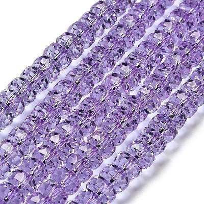 Transparent Glass Beads Strands EGLA-K071-05A-1