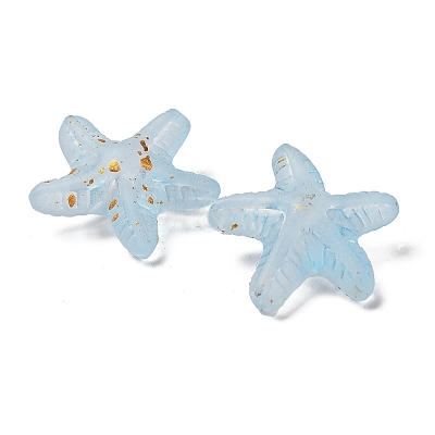Opaque Acrylic Beads OACR-H056-02F-1