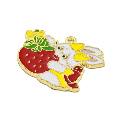 Cartoon Alloy Enamel Pendants ENAM-Z015-04G-04-1