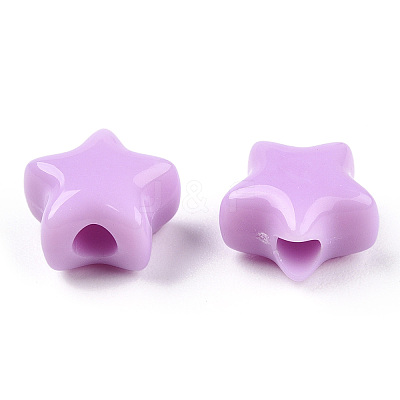 Opaque Acrylic Beads MACR-T047-01-08-1