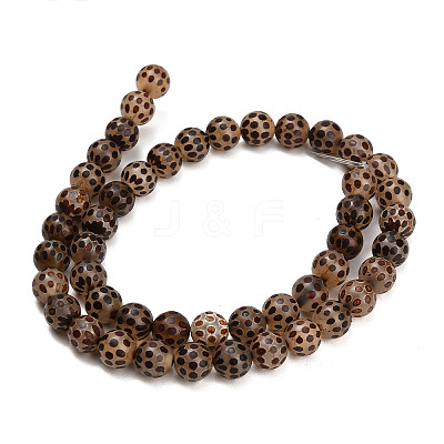 Tibetan Style dZi Beads Strands GG-NH0001-A02-8MM-1