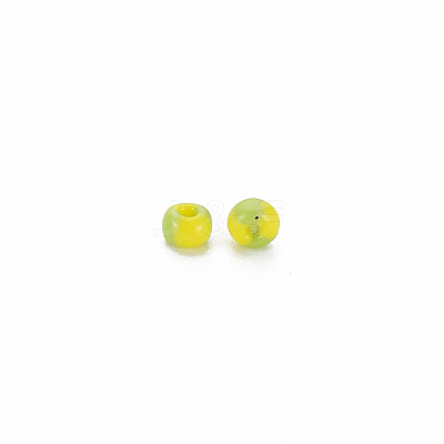 12/0 Two Tone Opaque Glass Seed Beads SEED-T006-01A-A02-1
