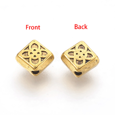 Tibetan Style Alloy Beads X-GLF0139Y-NF-1