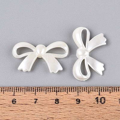 ABS Plastic Imitation Pearl Beads OACR-T018-09-1