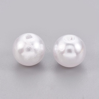 ABS Plastic Imitation Pearl Beads KY-G009-6mm-03-1