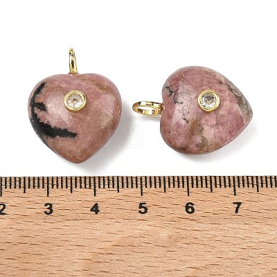 Natural Rhodonite Pendants G-B180-03G-06-1