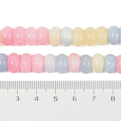 Dyed Natural White Jade Beads Strands X-G-G107-A14-01-1