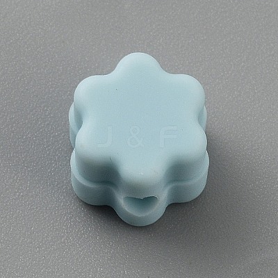 Flower Silicone Focal Beads SIL-TAC0008-10E-1