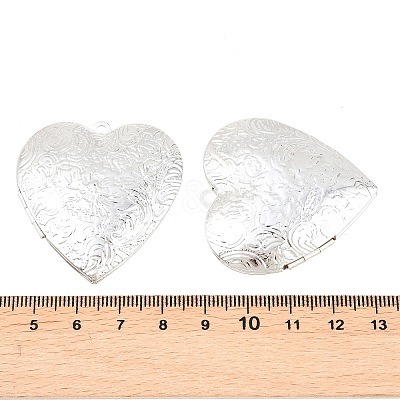 Brass Locket Pendants KK-F931-14S-1