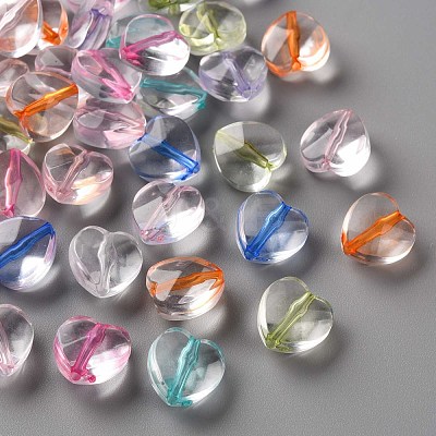 Transparent Acrylic Beads TACR-S154-21A-1