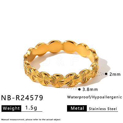 304 Stainless Steel Finger Rings for Women WG9FCAF-01-1