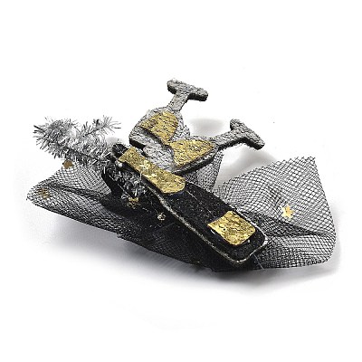 New Year's party Iron Hair Clip LS-OHAR-R102-01K-1