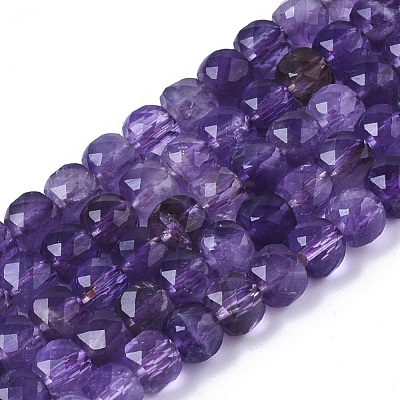Natural Amethyst Beads Strands G-R460-028B-1