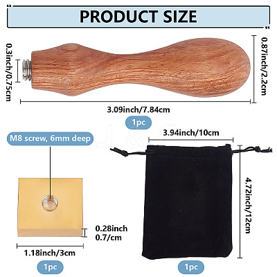 DIY Wax Seal Stamp Sets DIY-CP0011-11R-1