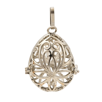 Brass Cage Pendants KK-G283-03P-1