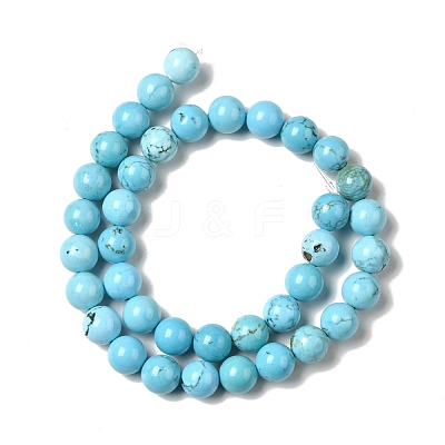 Dyed & Heated Natural Magnesite Beads Strands G-G924-01B-01-1