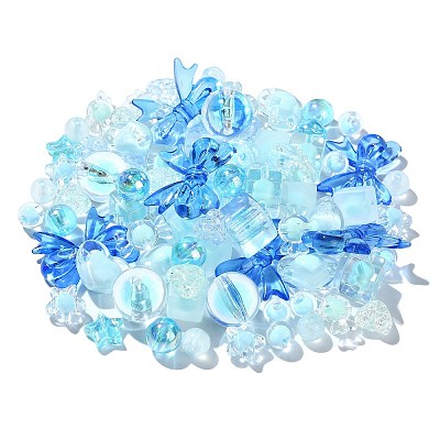 200Pcs 14 Styles Acrylic Beads Mixed Shape OACR-CJ0001-82-1