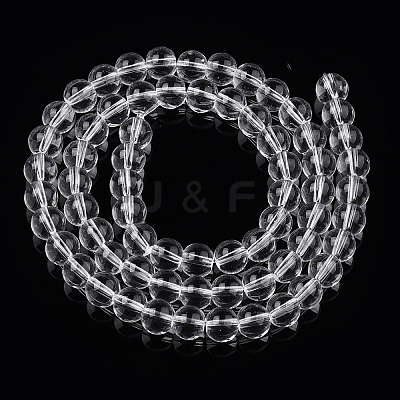 Transparent Glass Beads Strands GLAA-T032-T6mm-13-1