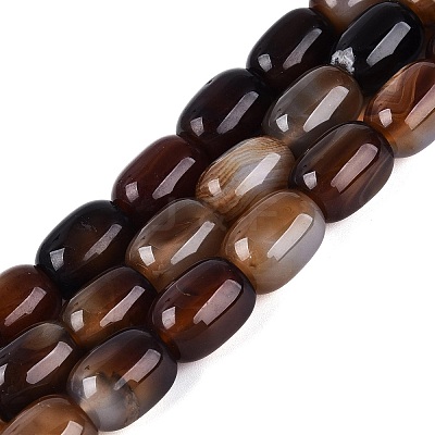 Natural Agate Beads Strands G-Q606-97B-06-1