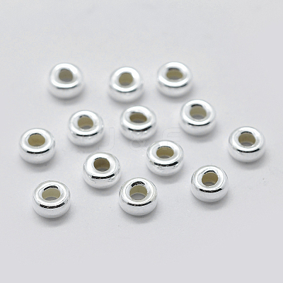 925 Sterling Silver Spacer Beads STER-K171-39S-06-1