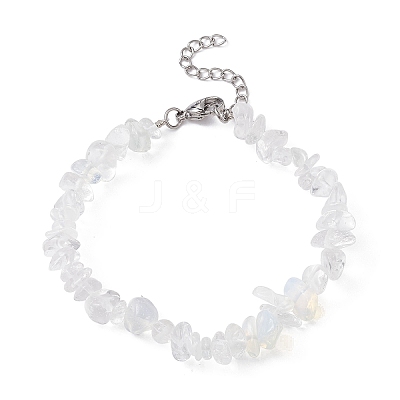 Opalite Chips Beaded Bracelet BJEW-JB09686-08-1