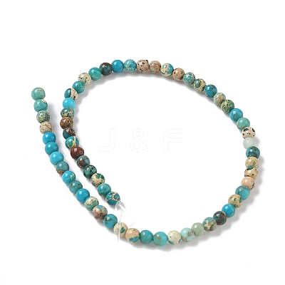 Dyed Natural Regalite/Imperial Jasper/Sea Sediment Jasper Beads Strands G-B124-C05-02-1
