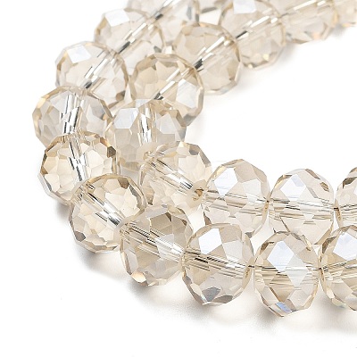 Handmade Imitate Austrian Crystal Faceted Rondelle Glass Beads X-G02YI0P3-1
