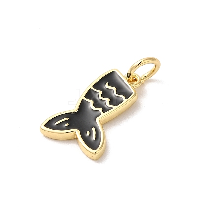 Rack Plating Brass Enamel Pendants KK-Z056-48G-02-1