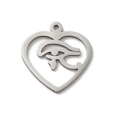 Non-Tarnish 201 Stainless Steel Pendants STAS-E206-06P-03-1