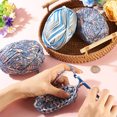 2 Skeins 2 Colors Super Soft Polyester Yarn OCOR-TA0003-69A-1