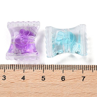 Transparent Acrylic Beads X-OACR-H112-06A-1