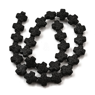 Natural Lava Rock Beads Strands G-L498-E02-01A-1