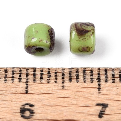 Baking Paint Glass Seed Beads SEED-N009-02D-1